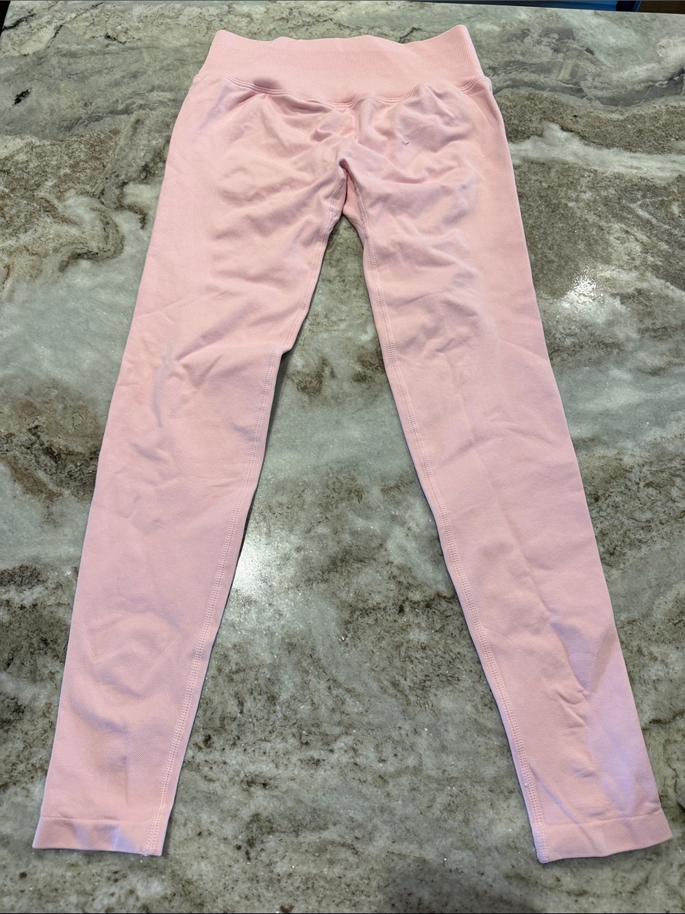 Women’s ' Soft Light Pink Stretch Leggings with Comfort Waist